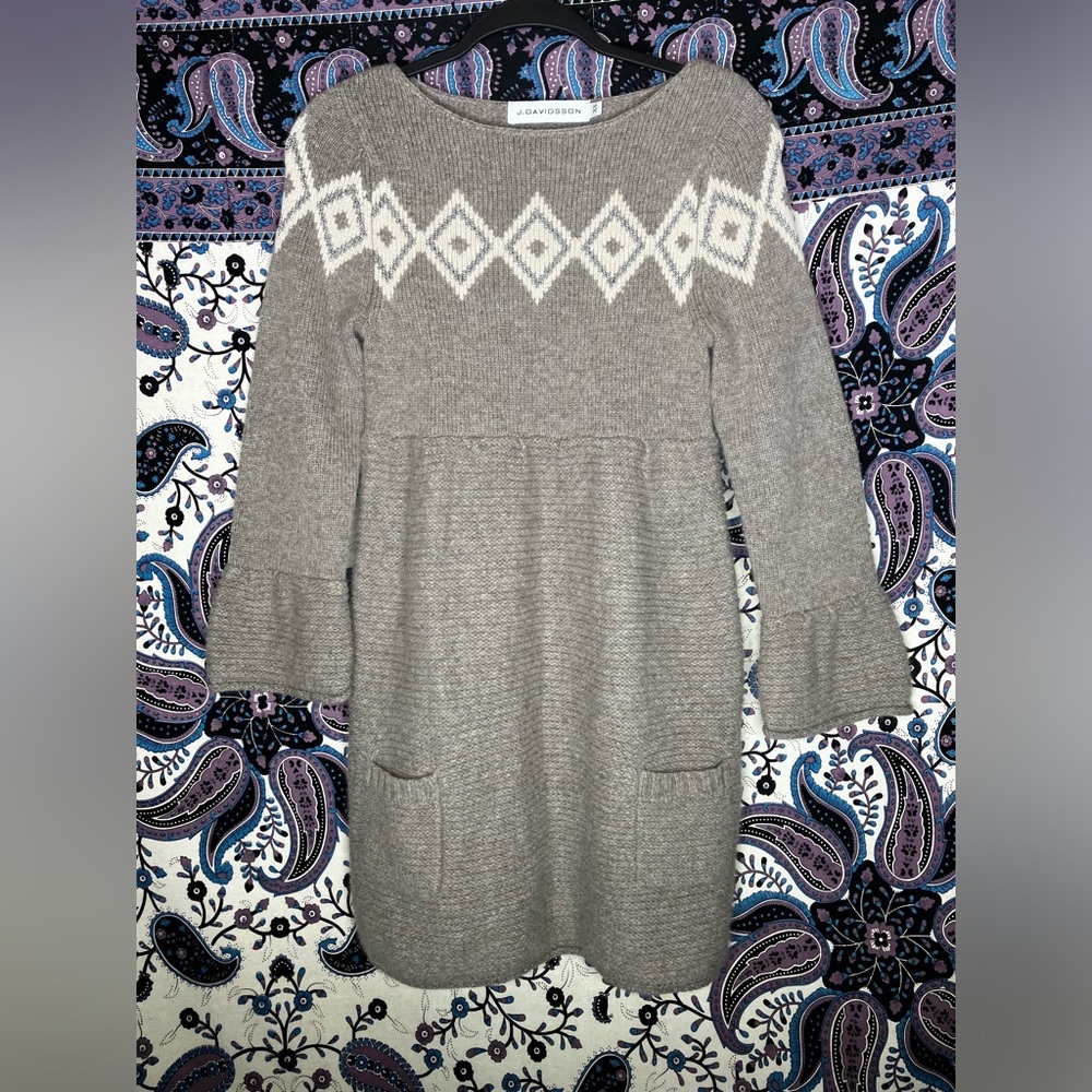 J. Davidsson angora sweater dress